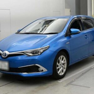 2017 Toyota Auris blue gasoline used car Japan export