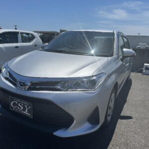 2021 Toyota Corolla Axio silver gasoline used car Japan export