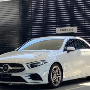 2021 Mercedes Benz A-Class Sedan white diesel used car Japan export