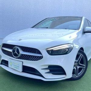 2019 Mercedes Benz B-Class white gasoline used car Japan export