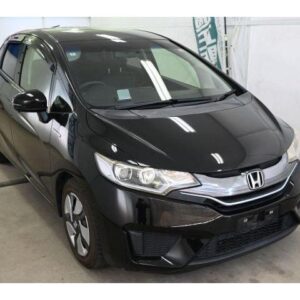 2014 Honda Fit Hybrid black hybrid used car Japan export