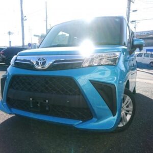 2021 Toyota Roomy blue gasoline used car Japan export
