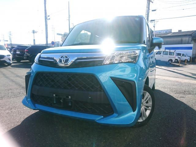 Ref:AUX-24365609 TOYOTA ROOMY 2021 1 2021 Toyota Roomy blue gasoline used car Japan export