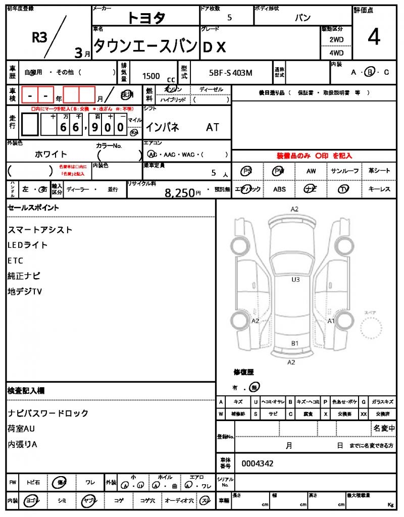 Ref:AUX-24365657 TOYOTA TOWNACE VAN 2021 10 Ref:AUX-24365657 TOYOTA TOWNACE VAN 2021 - Image 10