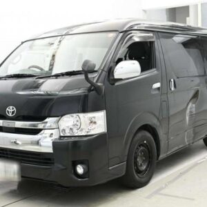 2018 Toyota Hiace Wagon black gasoline used car Japan export