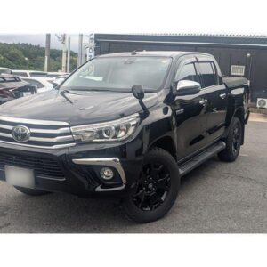 2018 Toyota Hilux black diesel used car Japan export