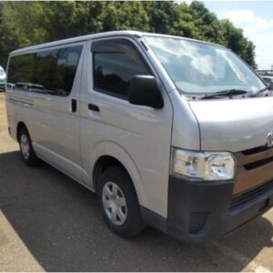 2016 Toyota Hiace Van silver diesel used car Japan export