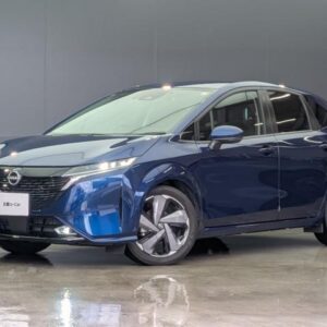2022 Nissan Aura blue gasoline used car Japan export