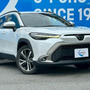 2021 Toyota Corolla Cross pearl gasoline used car Japan export