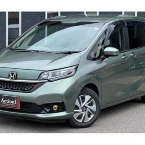 2021 Honda Freed Hybrid green hybrid used car Japan export