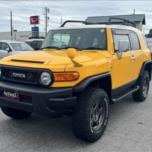 2012 Toyota Fj Cruiser yellow gasoline used car Japan export