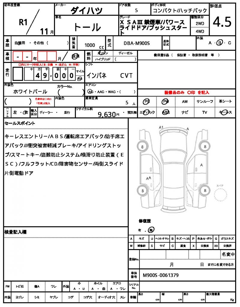 Ref:AUX-24379332 DAIHATSU THOR 2019 21 Ref:AUX-24379332 DAIHATSU THOR 2019 - Image 21