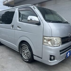 2011 Toyota Regius Ace Van silver gasoline used car Japan export
