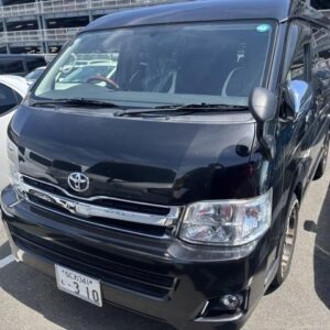 2011 Toyota Hiace Wagon black gasoline used car Japan export