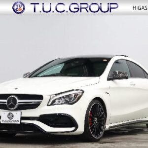 2018 Mercedes Benz Cla-Class white gasoline used car Japan export