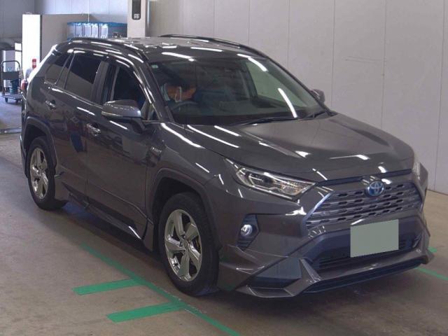 Ref:AUX-24381303 TOYOTA RAV4 2019 1 2019 Toyota Rav4 gray gasoline used car Japan export