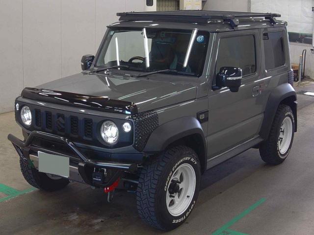 Ref:AUX-24381325 SUZUKI JIMNY SIERRA 2024 1 2024 Suzuki Jimny Sierra gray gasoline used car Japan export