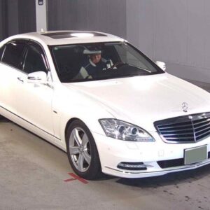 2009 Mercedes Benz S-Class white gasoline used car Japan export
