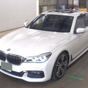 2017 Bmw 7 Series white diesel used car Japan export