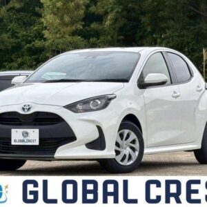 2023 Toyota Yaris white gasoline used car Japan export