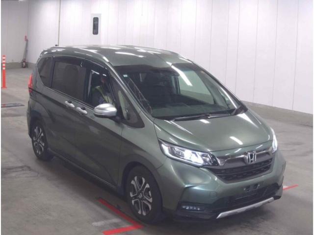 Ref:AUX-24395242 HONDA FREED 2021 1 2021 Honda Freed green gasoline used car Japan export