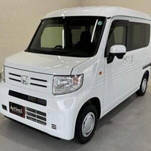 2022 Honda N-Van white gasoline used car Japan export