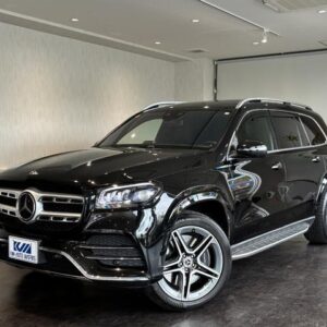 2022 Mercedes Benz Gls black hybrid used car Japan export