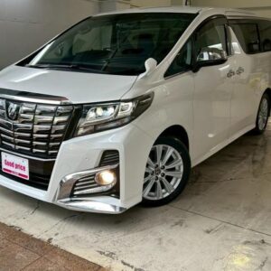2015 Toyota Alphard pearl gasoline used car Japan export