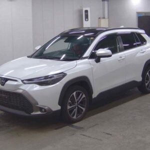 2023 Toyota Corolla Cross pearl gasoline used car Japan export