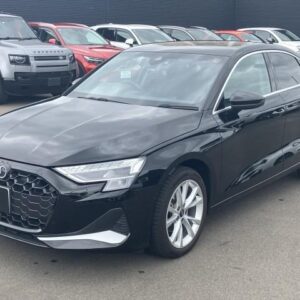 2025 Audi A3 Sedan black gasoline used car Japan export