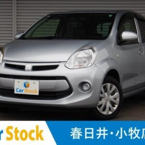 2015 Toyota Passo silver gasoline used car Japan export