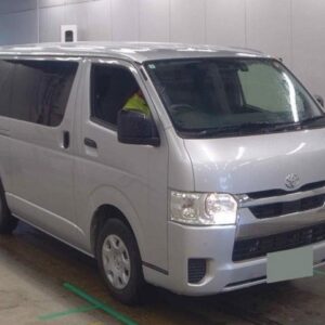 2023 Toyota Hiace Van silver gasoline used car Japan export