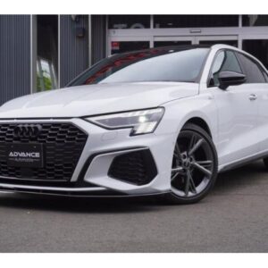 2023 Audi A3 white hybrid used car Japan export