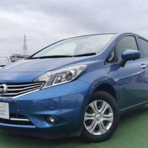 2015 Nissan Note blue gasoline used car Japan export