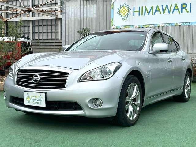 Ref:AUX-24404235 NISSAN FUGA HYBRID 2011 1 2011 Nissan Fuga Hybrid silver hybrid used car Japan export