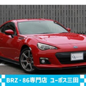 2014 Subaru Brz red gasoline used car Japan export