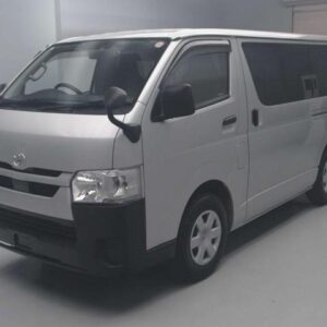 2021 Toyota Hiace Van silver gasoline used car Japan export