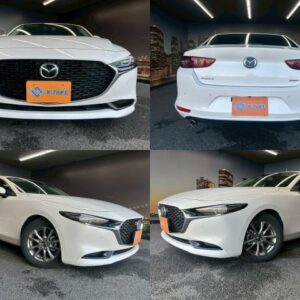 2021 Mazda Mazda3 Sedan white gasoline used car Japan export
