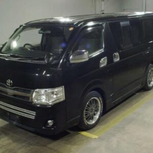 2011 Toyota Regius Ace Van black diesel used car Japan export