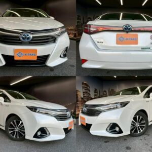 2013 Toyota Sai white gasoline used car Japan export