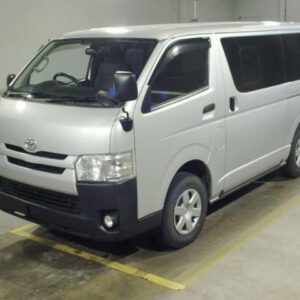 2016 Toyota Hiace Van silver diesel used car Japan export