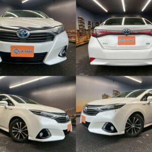 2015 Toyota Sai white gasoline used car Japan export