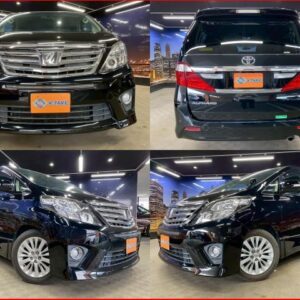 2013 Toyota Alphard black gasoline used car Japan export