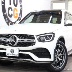 2021 Mercedes Benz Glc-Class white gasoline used car Japan export