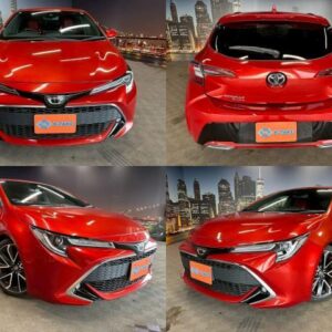 2019 Toyota Corollasport red gasoline used car Japan export