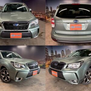 2016 Subaru Forester green gasoline used car Japan export