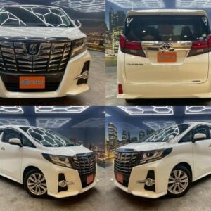 2017 Toyota Alphard pearl gasoline used car Japan export