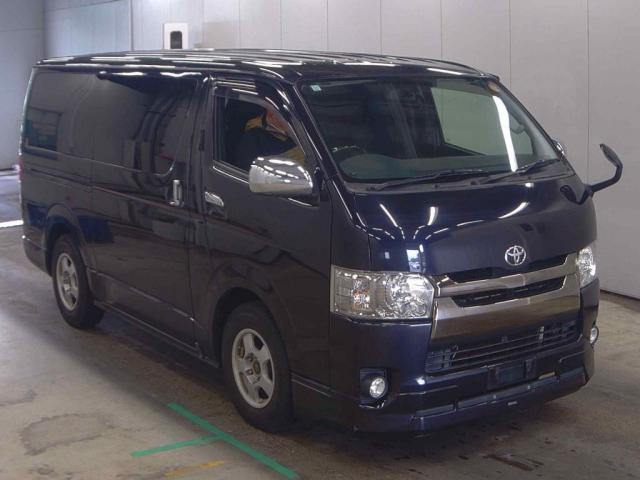 Ref:AUX-24406900 TOYOTA HIACE VAN 2016 1 2016 Toyota Hiace Van black diesel used car Japan export