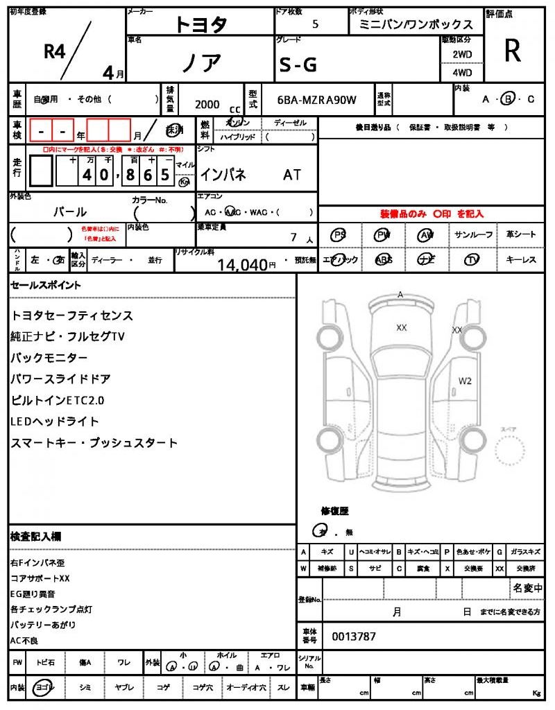 Ref:AUX-24411041 TOYOTA NOAH 2022 21 Ref:AUX-24411041 TOYOTA NOAH 2022 - Image 21
