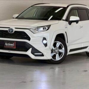 2020 Toyota Rav4 pearl hybrid used car Japan export